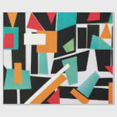 Geometrisches Papier Geschenkpapier (Flach)