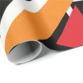 Geometrisches Papier Geschenkpapier (Rolleneckpunkt)