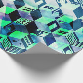 Geometrisches Papier Geschenkpapier (Ecke)