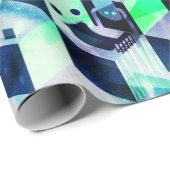 Geometrisches Papier Geschenkpapier (Rolleneckpunkt)