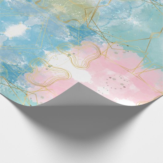 geometrisches Papier Geschenkpapier (Ecke)