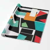 Geometrisches Papier Geschenkpapier (Ungerollt)