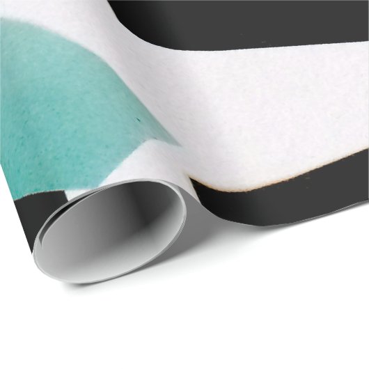 Geometrisches Papier Geschenkpapier (Rolleneckpunkt)