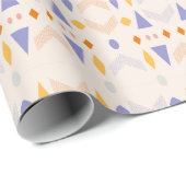 Geometrisches Papier Geschenkpapier (Rolleneckpunkt)