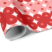 Geometrisches Papier mit Risopoportdetails Geschenkpapier (Rolleneckpunkt)