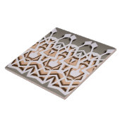 Geometrisches Papier-Schnitt-Symmetrie-Muster Fliese (Seite)