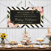 Geometrisches Party für Blumenzehen Banner