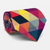 Geometrisches Party für das Augenfängen Krawatte (Gerollt)