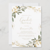 Geometrisches Party für den Fall des Geschlechts b Einladung (Vorderseite)