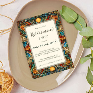 Geometrisches Party für die Lagerung von festgehal Einladung