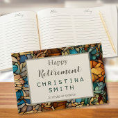 Geometrisches Party für die Lagerung von festgehal Gästebuch