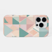 📱 "Geometrisches Pasteldesign" 🎨 🔷 iPhone Hülle (Rückseite (Horizontal))