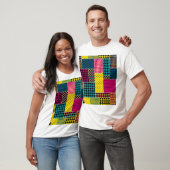 Geometrisches Patchwork: Rechteck - Nahtloser Hint T-Shirt (Unisex)