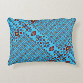 Geometrisches Patchwork-Wurfkissen – Modernes Lila Dekokissen