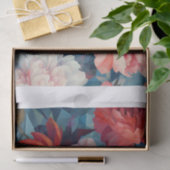 Geometrisches Peony Art für Decoupage Seidenpapier (Geschenk)