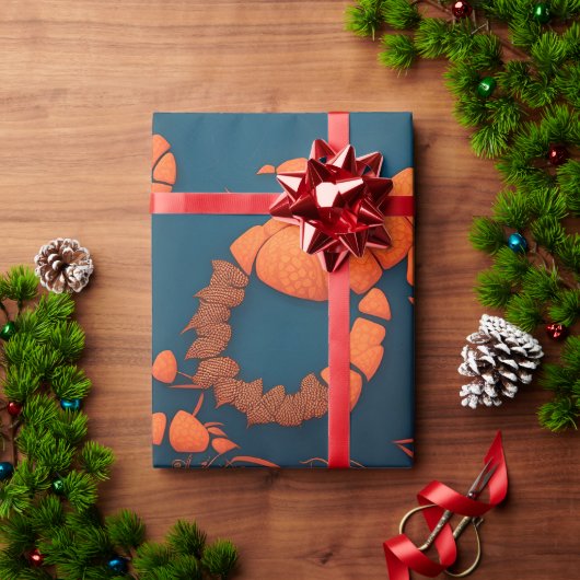 Geometrisches Personalisiertes Muster Geschenkpapier (Feiertagsgeschenk)