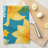 Geometrisches Personalisiertes Muster Geschirrtuch (Viertel Falte)