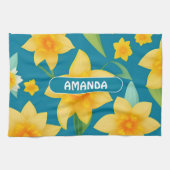 Geometrisches Personalisiertes Muster Geschirrtuch (Horizontal)