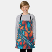 Geometrisches Personalisiertes Muster Schürze (Getragen)