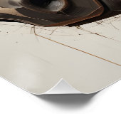 Geometrisches Pferdportrait Poster (Ecke)