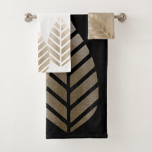 Geometrisches Pinienmuster aus Kupfer und Platin