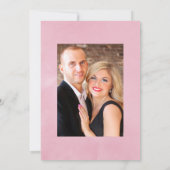 Geometrisches Pink Spring Cherry Blossom Wedding F Save The Date (Rückseite)
