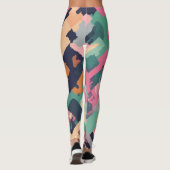 Geometrisches Pixel Leggings (Rückseite)