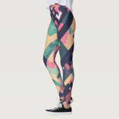 Geometrisches Pixel Leggings (Links)