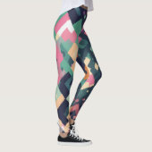Geometrisches Pixel Leggings (Rechts)