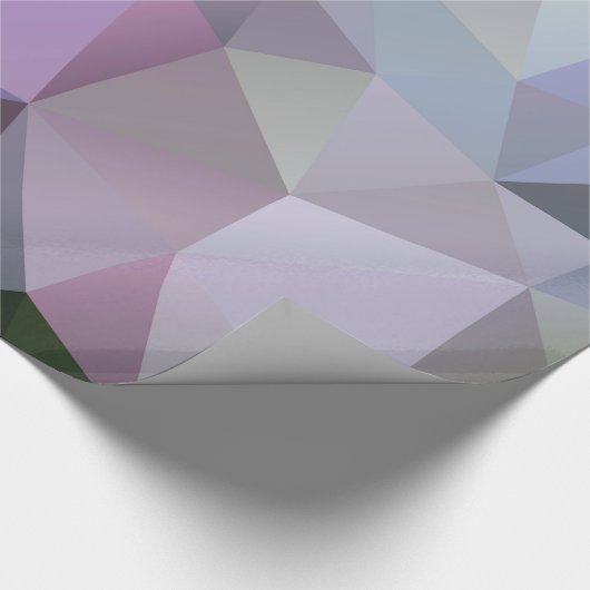 Geometrisches Polygon-Packpapier - Geschenkpapier (Ecke)