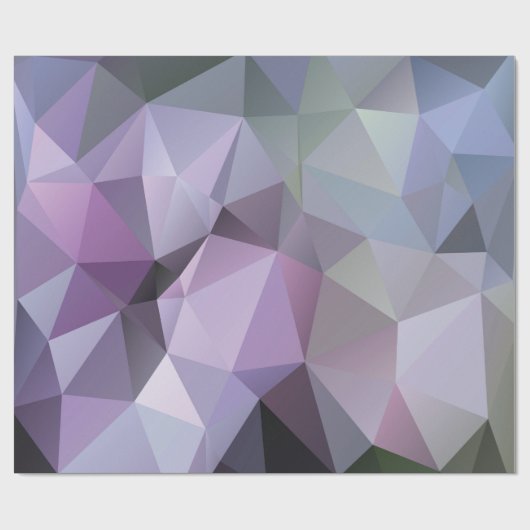 Geometrisches Polygon-Packpapier - Geschenkpapier (Flach)