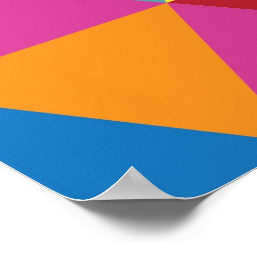 Geometrisches Poster (Ecke)