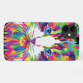 Geometrisches, prismatisches Design der Katze-Gesi Case-Mate iPhone Hülle (Rückseite (Horizontal))