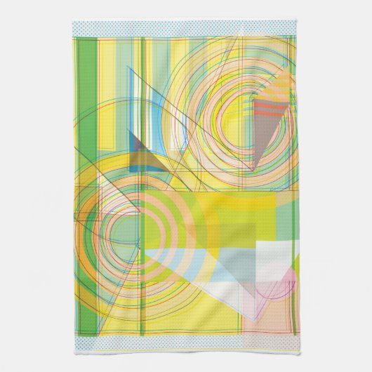 Geometrisches Profil Handtuch (Vertikal)
