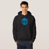Geometrisches Profil Linien Geometry Dist Hoodie (Vorne ganz)
