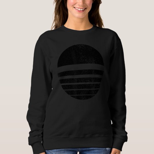 Geometrisches Profil Linien Geometry Dist Sweatshirt (Vorderseite)