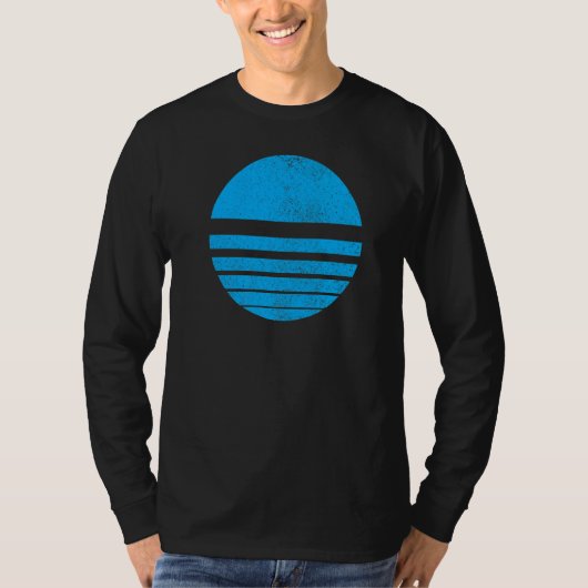 Geometrisches Profil Linien Geometry Dist T-Shirt (Vorderseite)