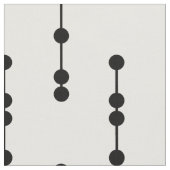 Geometrisches Punkt-Schwarzweiss-Muster Stoff (Nahaufnahme)
