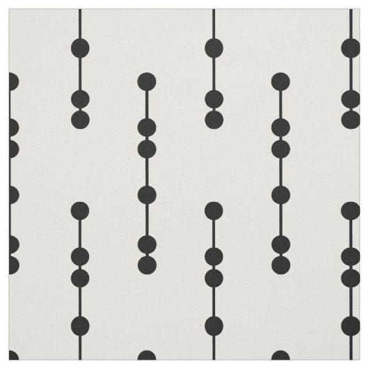 Geometrisches Punkt-Schwarzweiss-Muster Stoff (Muster)