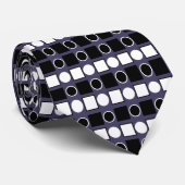 Geometrisches Quadrat Krawatte (Gerollt)
