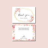 Geometrisches RahmenWedeln Dankeskarte