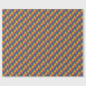 Geometrisches Rainbow-Dreieck Geschenkpapier (Flach)