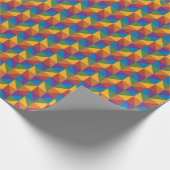 Geometrisches Rainbow-Dreieck Geschenkpapier (Ecke)