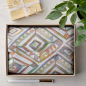 Geometrisches Rainbows Diamonds Pattern Geschenk Seidenpapier (Geschenk)