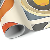 Geometrisches Raster Geschenkpapier (Rolleneckpunkt)