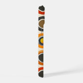 Geometrisches Raster iPhone 15 Hülle (Rechte Seite)