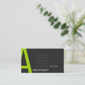Geometrisches Raster Visitenkarte (Stehend Vorderseite)