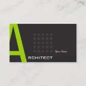 Geometrisches Raster Visitenkarte (Vorderseite)