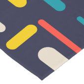 Geometrisches Rechteck-Muster Großer Tischläufer (Ecke)