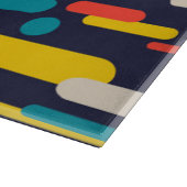 Geometrisches Rechteck-Muster Schneidebrett (Ecke)